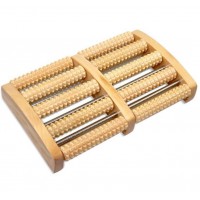 Foot Massager Roller/Wooden Acupressure & Reflexology Tool