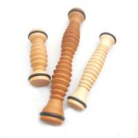 wooden foot roller massager , wooden body massager stick , wooden massager